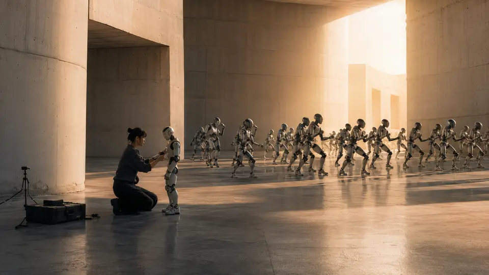 Synthetic trajectories can scale robot training